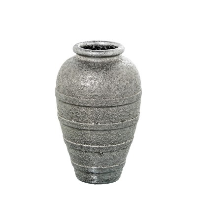 Vase Alexandra House Living Silver Ceramic 20 x 30 cm