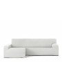 Left long arm chaise longue cover Eysa BRONX White 170 x 110 x 310 cm