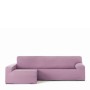 Housse pour chaise longue accoudoir long gauche Eysa BRONX Rose 170 x 110 x 310 cm