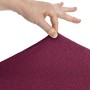 Left long arm chaise longue cover Eysa BRONX Burgundy 170 x 110 x 310 cm