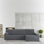 Housse pour chaise longue accoudoir long droit Eysa BRONX Gris foncé 170 x 110 x 310 cm