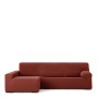 Left long arm chaise longue cover Eysa JAZ Dark Red 180 x 120 x 360 cm