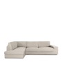 Sofa Cover Eysa JAZ Beige Linen 110 x 120 x 500 cm