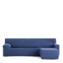 Housse pour chaise longue accoudoir court droit Eysa JAZ Bleu 120 x 120 x 360 cm