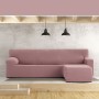 Housse pour chaise longue accoudoir court droit Eysa JAZ Rose 120 x 120 x 360 cm