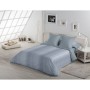 Parure de couette Alexandra House Living Tena Gris acier Lit 1 persone 3 Pièces