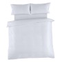 Parure de couette Alexandra House Living Blanc Lit king size 4 Pièces