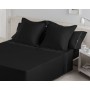 Bedding set Alexandra House Living Black King size 4 Pieces