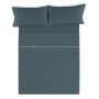 Jeu de draps Alexandra House Living Gris Gran lit 2 persones 4 Pièces