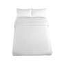 Parure de couette Alexandra House Living Qutun Blanc Gran lit 2 persones 3 Pièces