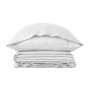 Parure de couette Alexandra House Living Qutun Blanc Gran lit 2 persones 3 Pièces