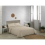 Parure de couette Alexandra House Living Qutun Taupe Gran lit 2 persones 3 Pièces