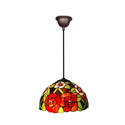 Suspension Viro Rouge Fer 60 W 30 x 30 x 30 cm