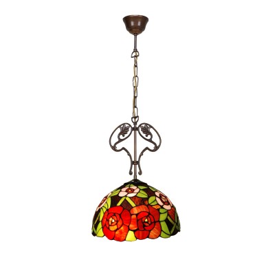 Ceiling Light Viro Red Zinc 60 W 30 x 30 x 30 cm