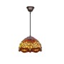 Suspension Viro Belle Amber Ambre Fer 60 W 30 x 125 x 30 cm