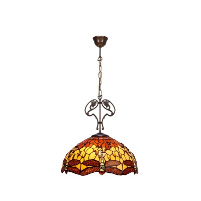 Suspension Viro Belle Amber Ambre Fer 60 W 40 x 135 x 40 cm