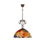 Ceiling Light Viro Güell Red Iron 60 W 40 x 130 x 40 cm