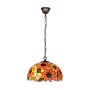 Suspension Viro Diamond Ambre Fer 60 W 40 x 130 x 40 cm