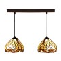 Ceiling Light Viro Brown Iron 60 W 50 x 20 x 20 cm