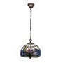 Ceiling Light Viro Belle Epoque Blue Iron 60 W 20 x 125 x 20 cm