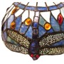 Lampe de bureau Viro Belle Epoque Bleu Zinc 60 W 20 x 37 x 20 cm