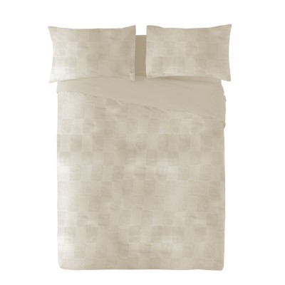 Housse de Couette Naturals ELBA Beige Lit ½ persones (220 x 220 cm)