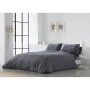 Housse de Couette Naturals ELBA Gris foncé Lit ½ persones (220 x 220 cm)