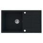 Sink with One Basin Pyramis 78x48 070053001 Black 78 x 48 cm