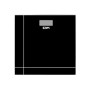 Digital Bathroom Scales EDM Crystal Black 180 kg (26 x 26 x 2 cm)