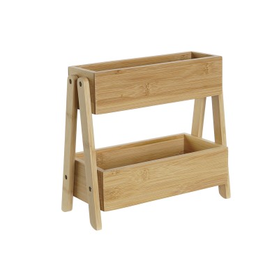 Etagère DKD Home Decor Bois Bambou 27 x 12 x 25 cm