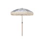 Parasol Home ESPRIT Blanc Vert Acier 180 x 180 x 1 cm