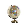 Globe terrestre Home ESPRIT Beige Doré PVC 33 x 32 x 42 cm