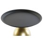 Side table DKD Home Decor Black Golden Metal 50 x 50 x 43,5 cm