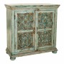 Console Alexandra House Living Bleu Bois de manguier 40 x 90 x 90 cm