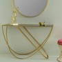 Hall Alexandra House Living Gold Glass 40 x 79 x 120 cm