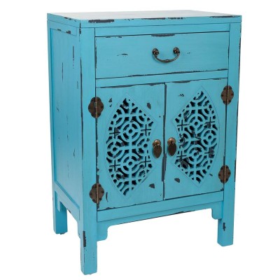 Hall Alexandra House Living Blue Fir wood MDF Wood 32 x 75 x 48 cm