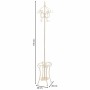 Hat stand Alexandra House Living White 25 x 49 x 25 cm