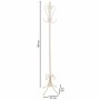 Hat stand Alexandra House Living White 90 x 214 x 161 cm