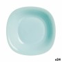 Assiette creuse Luminarc Carine Turquesa Turquoise verre Ø 21 cm (24 Unités)