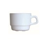 Set of Mugs Arcoroc Restaurant White Glass 190 ml Infusion 12 Units