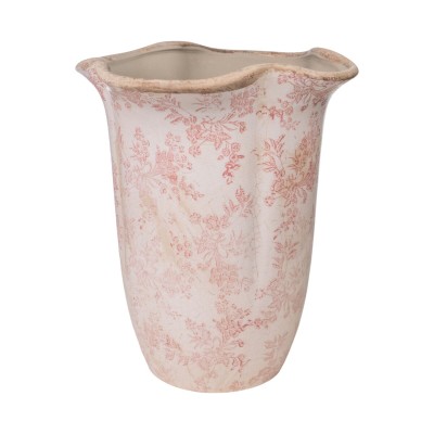 Vase Romimex Beige Rose Porcelaine 20 x 24 x 20 cm