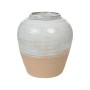 Vase Romimex Blue Beige Terracotta 22 x 24 x 22 cm