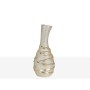 Vase Romimex Champagne Ceramic 12 x 27 x 12 cm