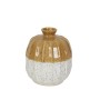 Vase Romimex Yellow White Ceramic 19 x 22 x 19 cm