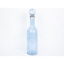 Bottle Romimex Blue recycled glass 14 x 50 x 14 cm