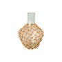 Bottle Romimex Brown Transparent Glass Rope 23 x 31 x 23 cm