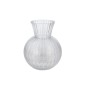 Vase Romimex Transparent verre Rayures 16 x 20 x 16 cm