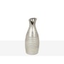 Vase Romimex Silver Ceramic 11 x 27 x 11 cm