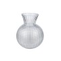 Vase Romimex Transparent verre Rayures 21 x 25 x 21 cm