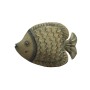 Wall Decoration Romimex White Metal Fish 27 x 10 x 3 cm